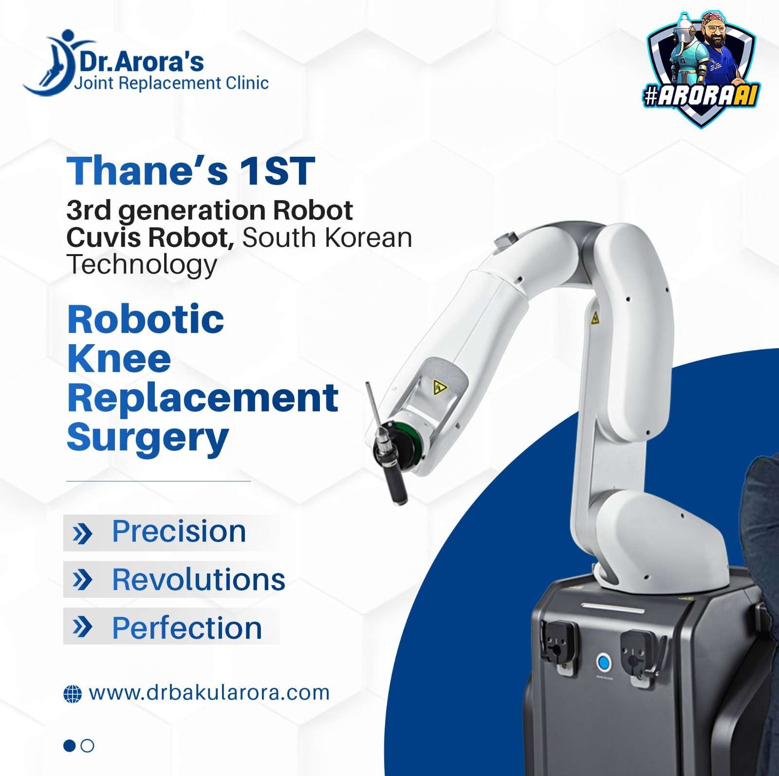 Robotic Knee Replacement Surgery in Mulund- Dr. Bakul Arora