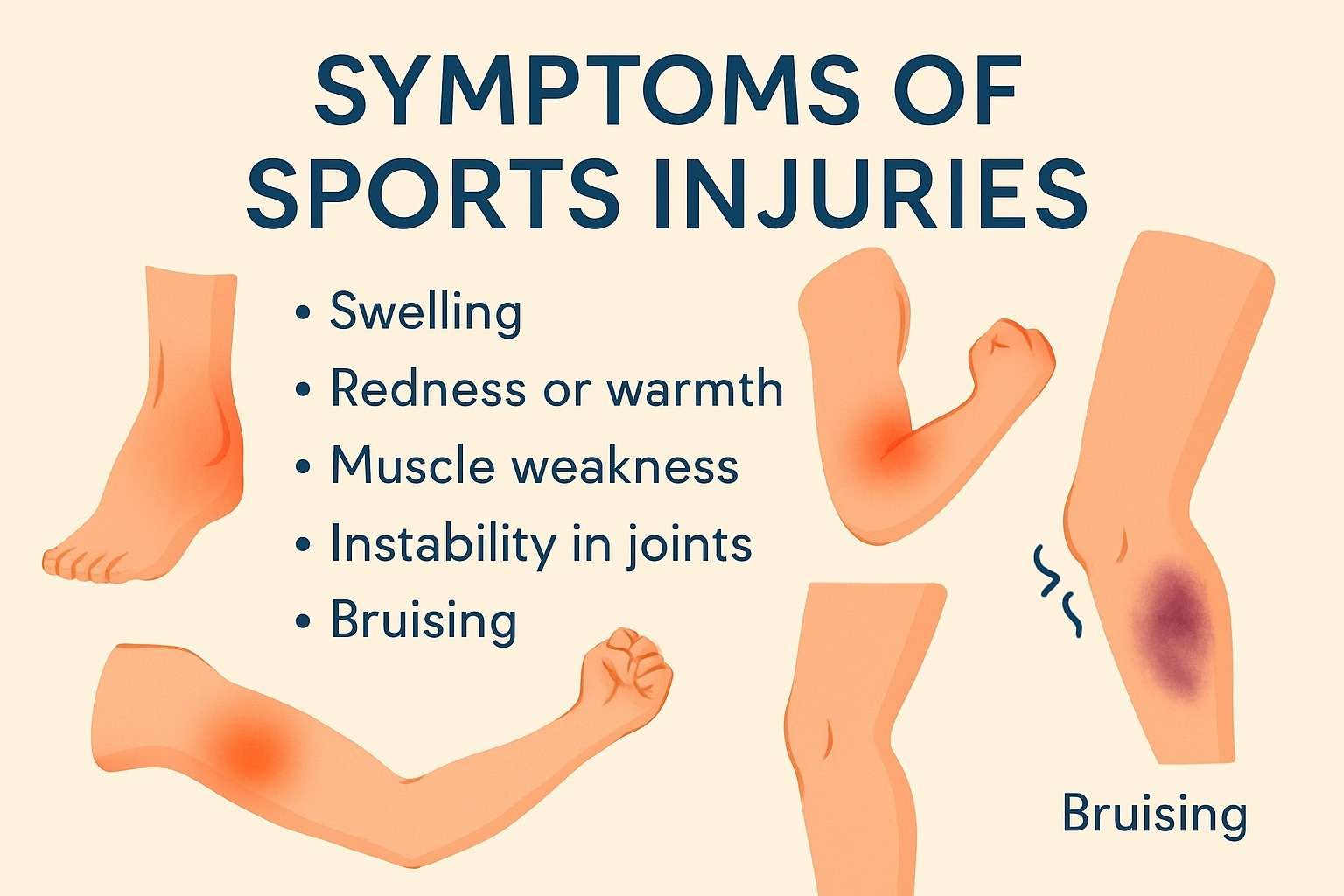 Symptoms of Sports Injuries