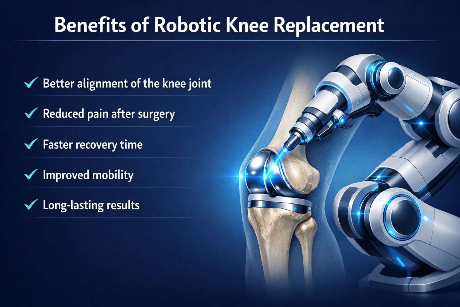 Benefits of Robotic Knee Replacement