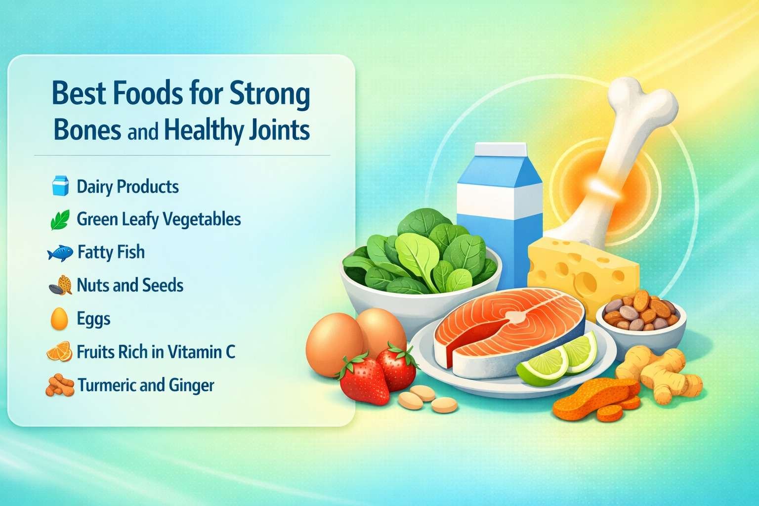 Best Foods for Strong Bones and Healthy Joints