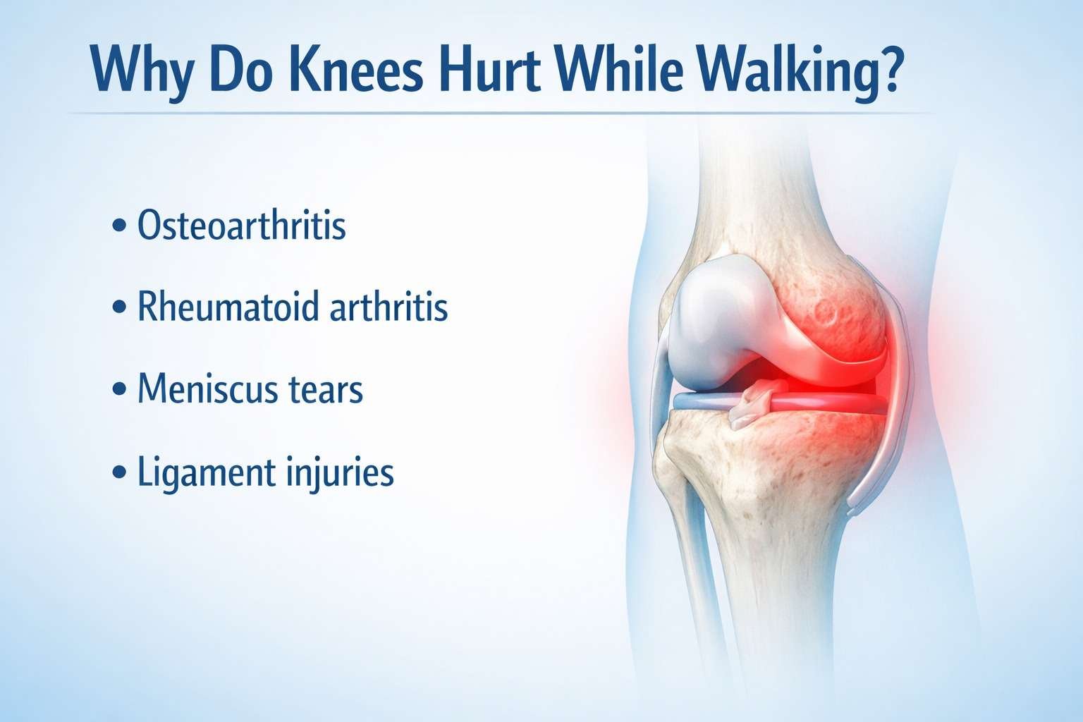 Why Do Knees Hurt While Walking?