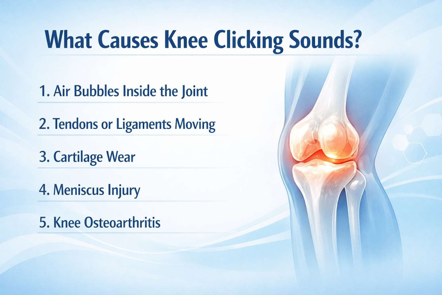 What Causes Knee Clicking Sounds