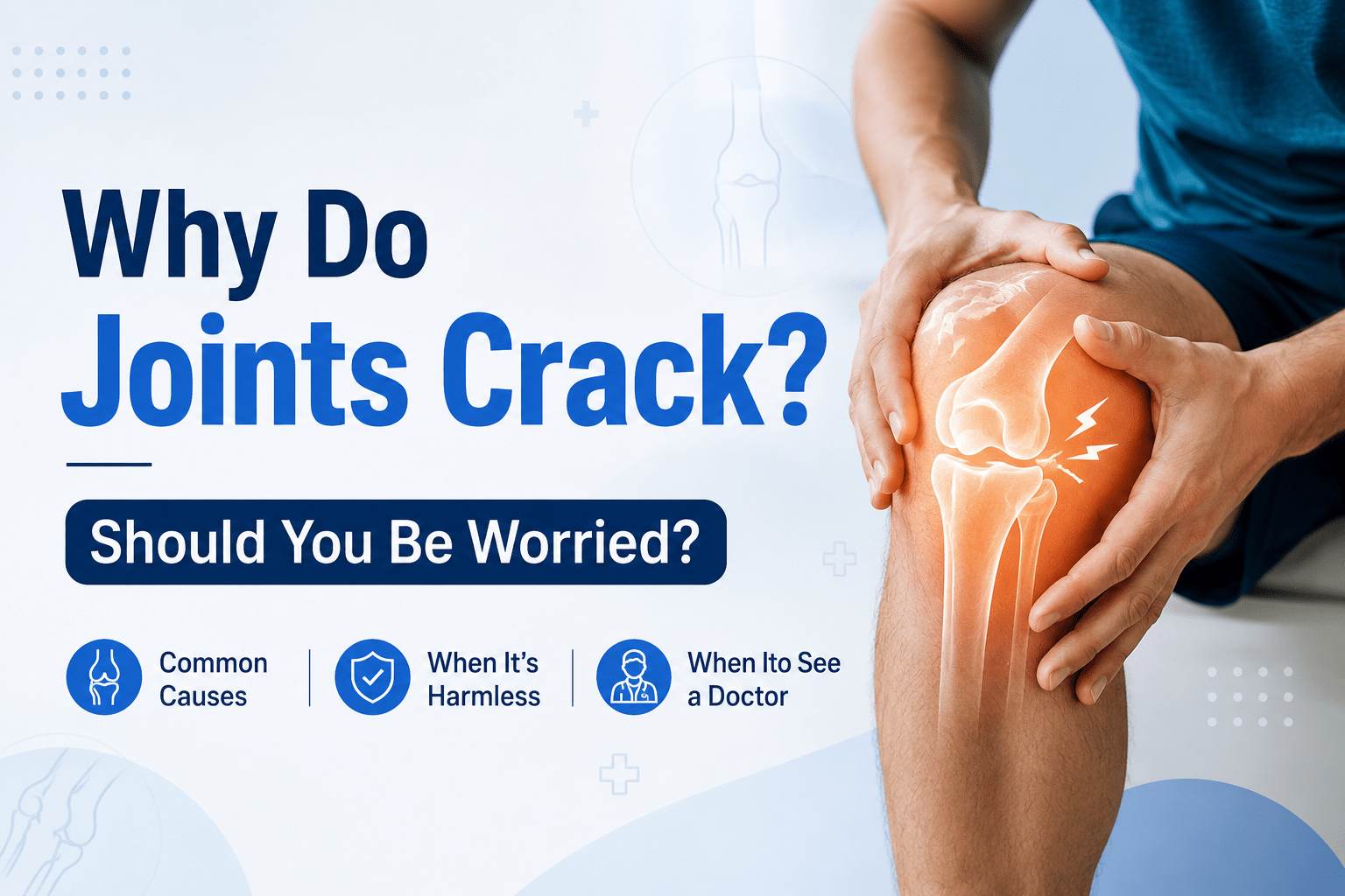 Wondering why your joints crack or pop? Learn the common causes of joint cracking, when it's harmless, and the signs that mean you should see a doctor.
