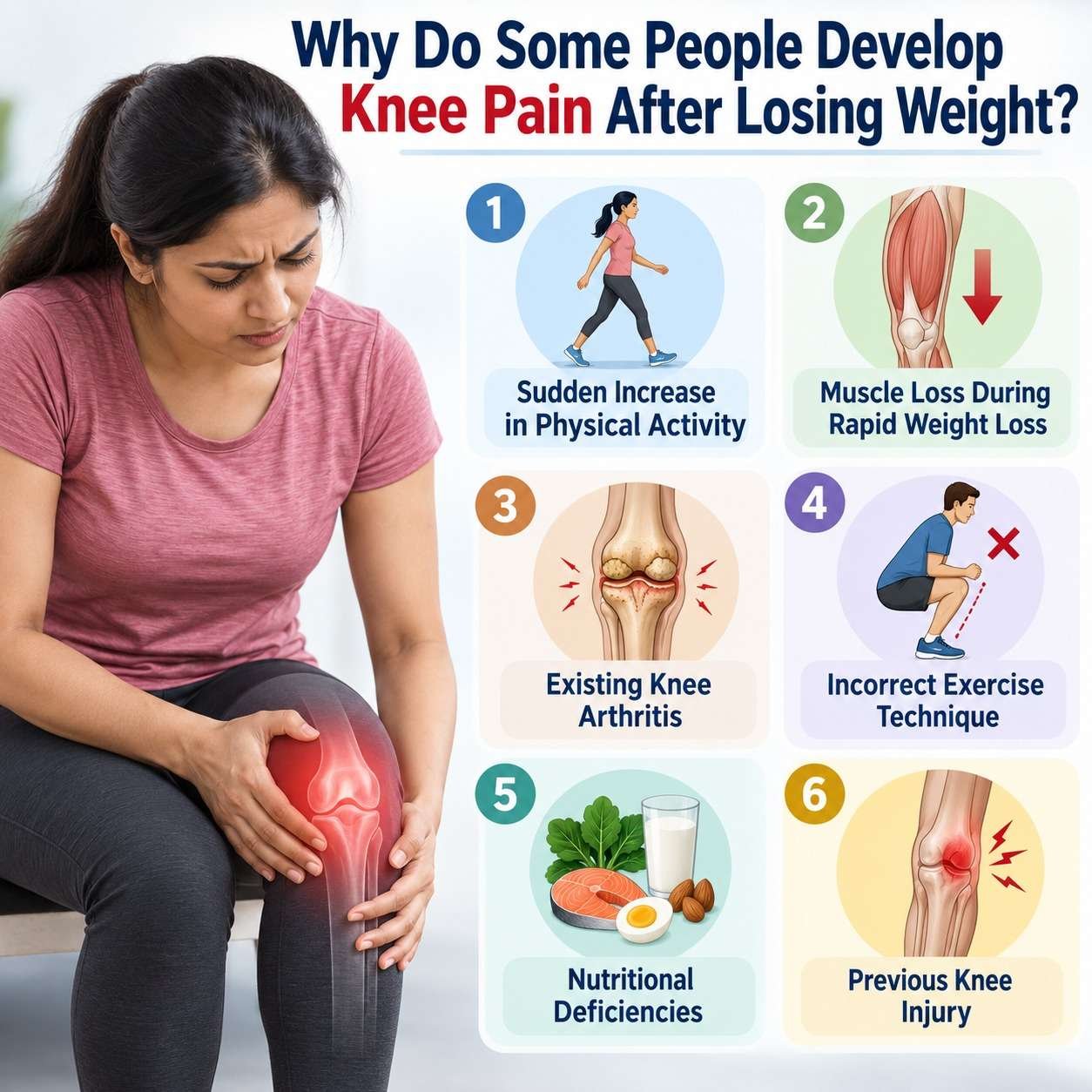 Why Do Some People Develop Knee Pain After Losing Weight?