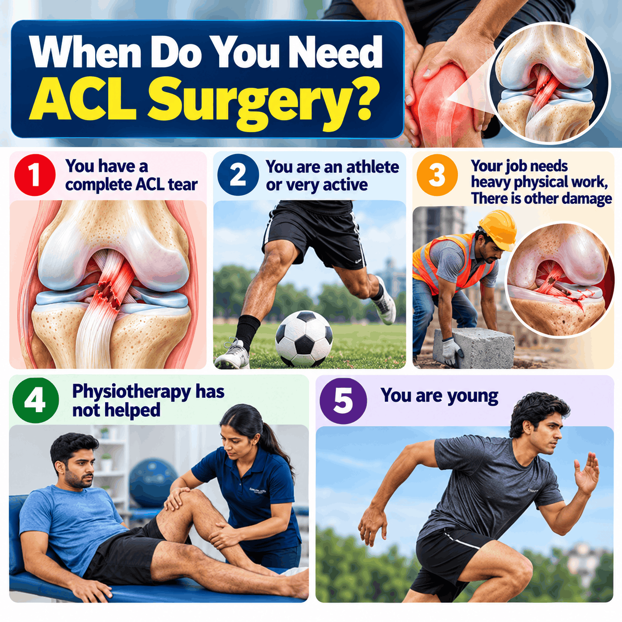 When Do You Need ACL Surgery